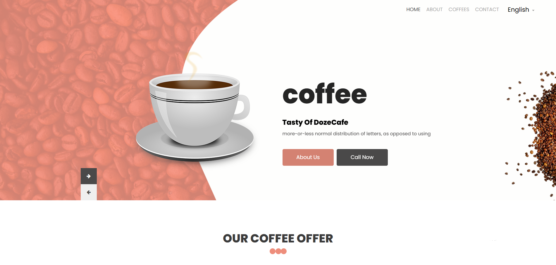 Coffee Website
