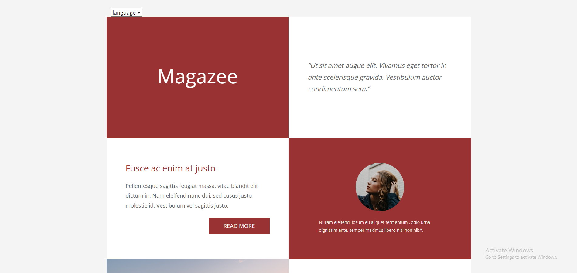 Magazine Website